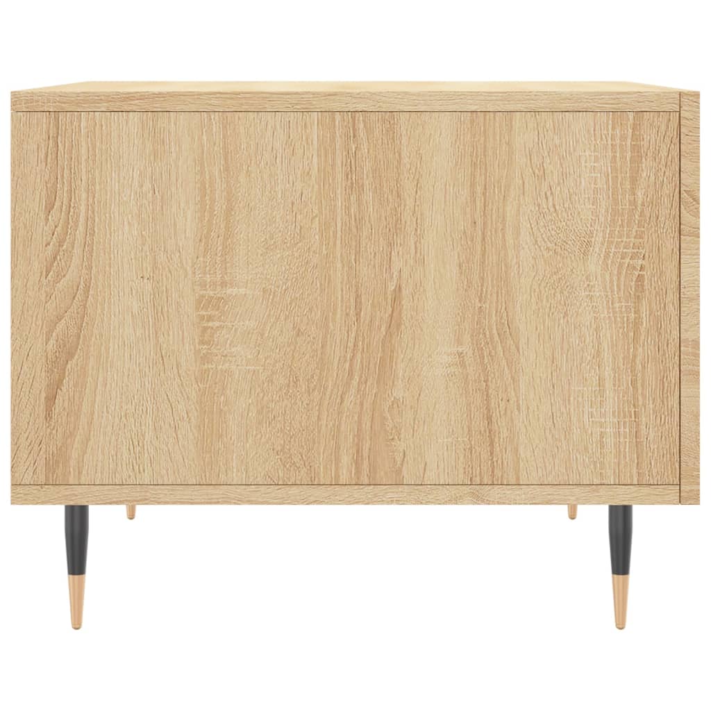 Salongbord Sofabord Sonoma Eik 2 stk 50x50x40 cm
