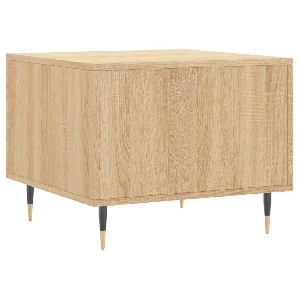Salongbord Sofabord Sonoma Eik 2 stk 50x50x40 cm