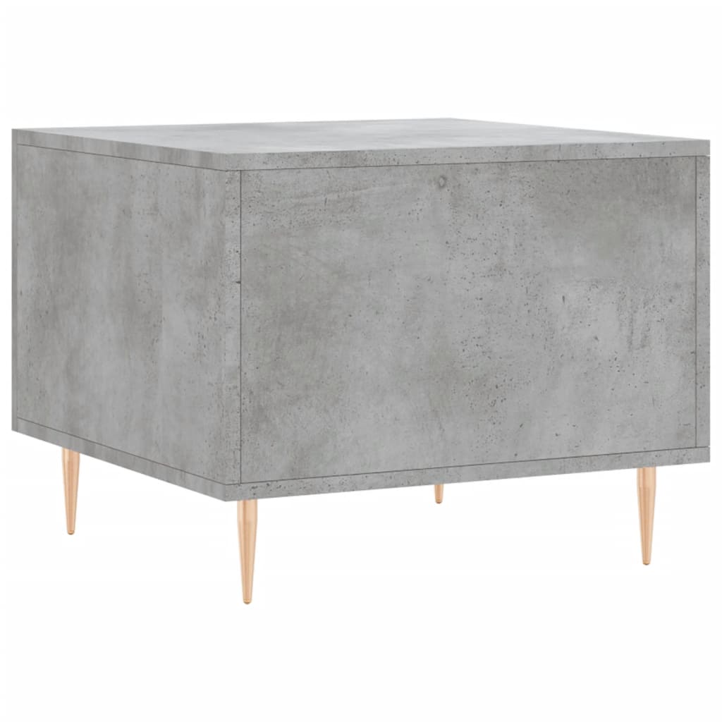 Salongbord Sofabord Betonggrå 2 stk 50x50x40 cm