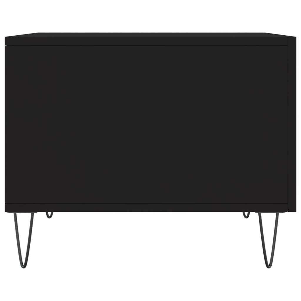 Salongbord Sofabord Svart 2 stk 50x50x40 cm