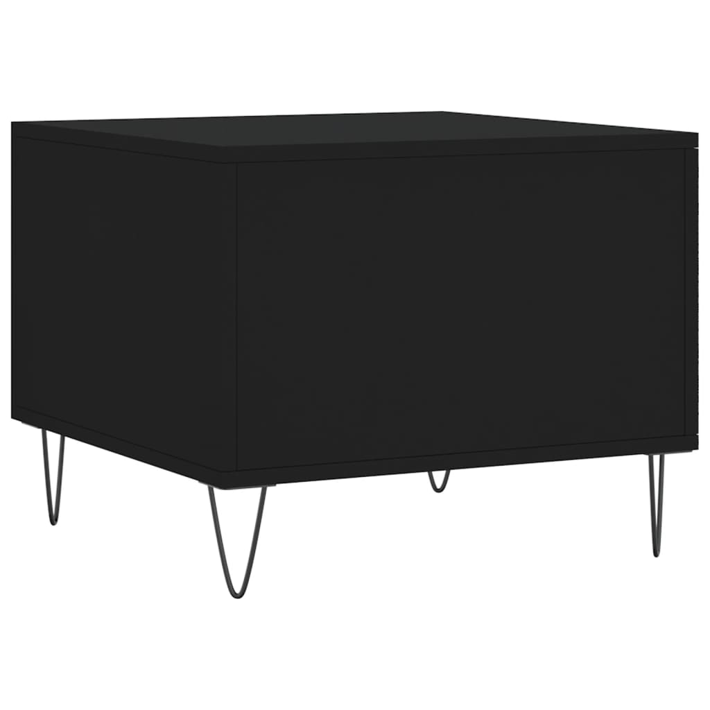 Salongbord Sofabord Svart 2 stk 50x50x40 cm