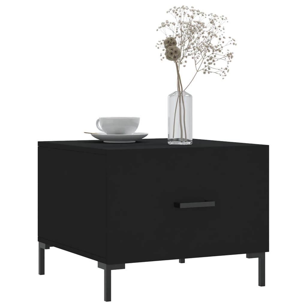 Salongbord Sofabord Svart 2 stk 50x50x40 cm