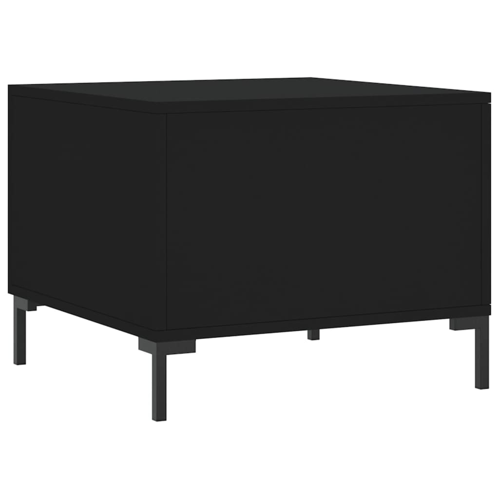 Salongbord Sofabord Svart 2 stk 50x50x40 cm