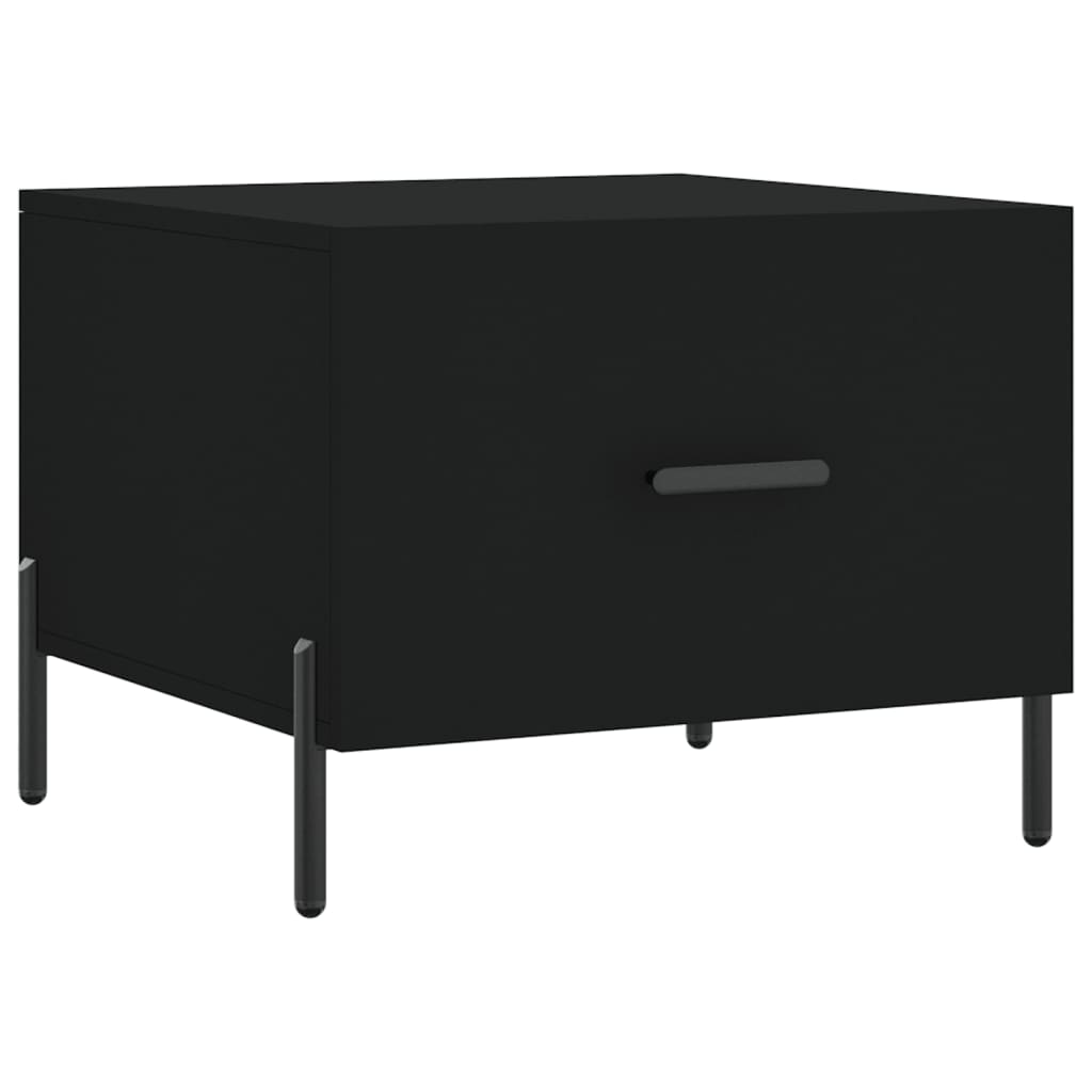 Salongbord Sofabord Svart 2 stk 50x50x40 cm