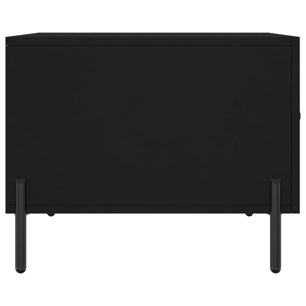 Salongbord Sofabord Svart 2 stk 50x50x40 cm