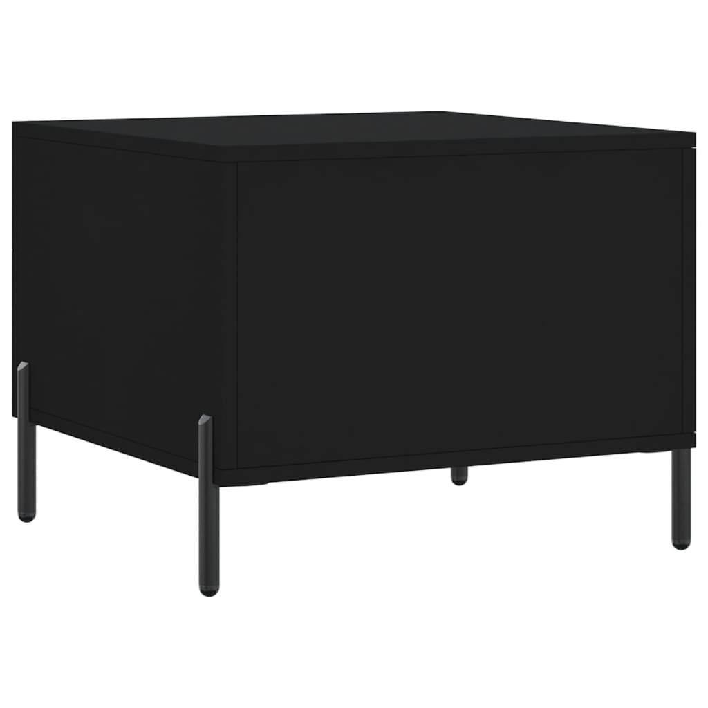 Salongbord Sofabord Svart 2 stk 50x50x40 cm