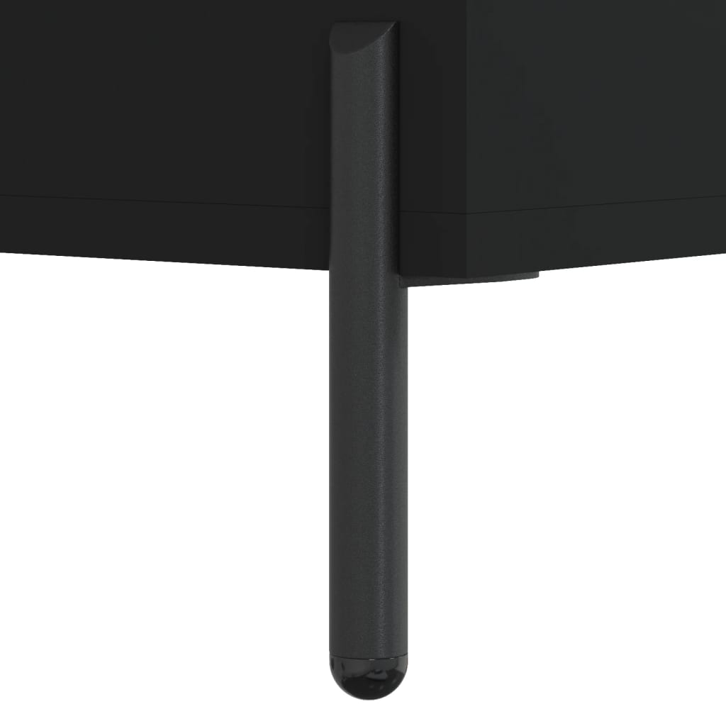 Salongbord Sofabord Svart 2 stk 50x50x40 cm