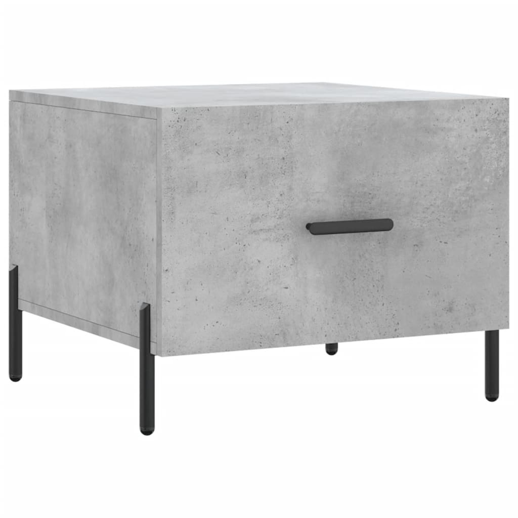 Salongbord Sofabord Betonggrå 2 stk 50x50x40 cm