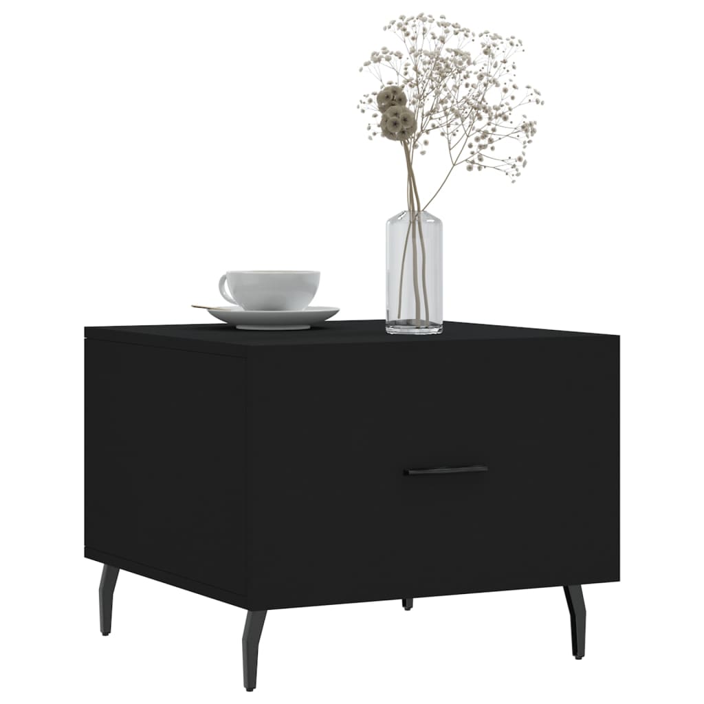 Salongbord Sofabord Svart 2 stk 50x50x40 cm