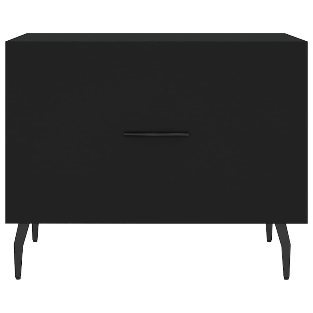 Salongbord Sofabord Svart 2 stk 50x50x40 cm