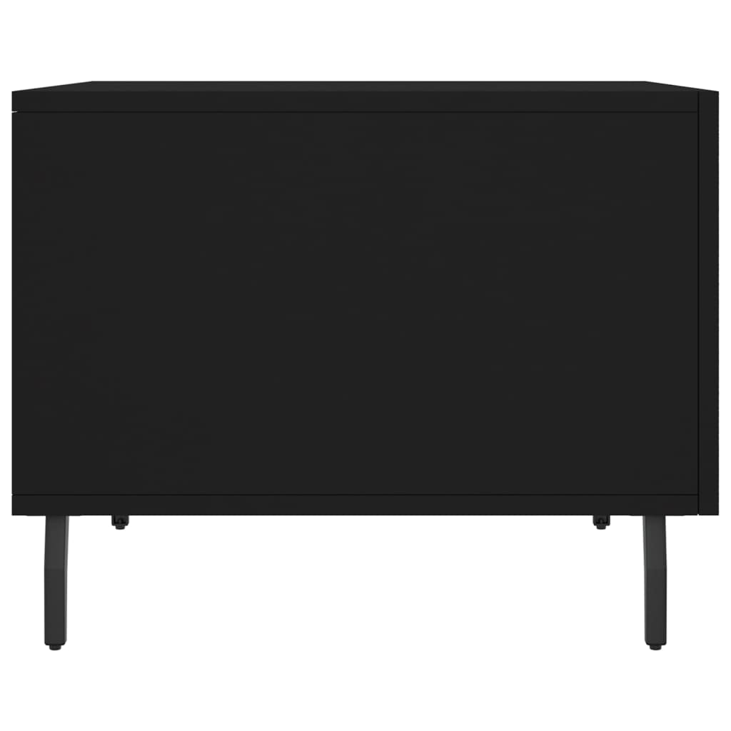 Salongbord Sofabord Svart 2 stk 50x50x40 cm