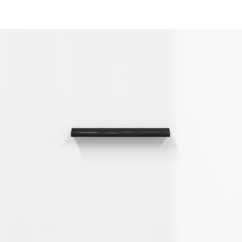 Sidebord Høyglans Hvit 2 stk Høyglans Hvit 50x50x40 cm