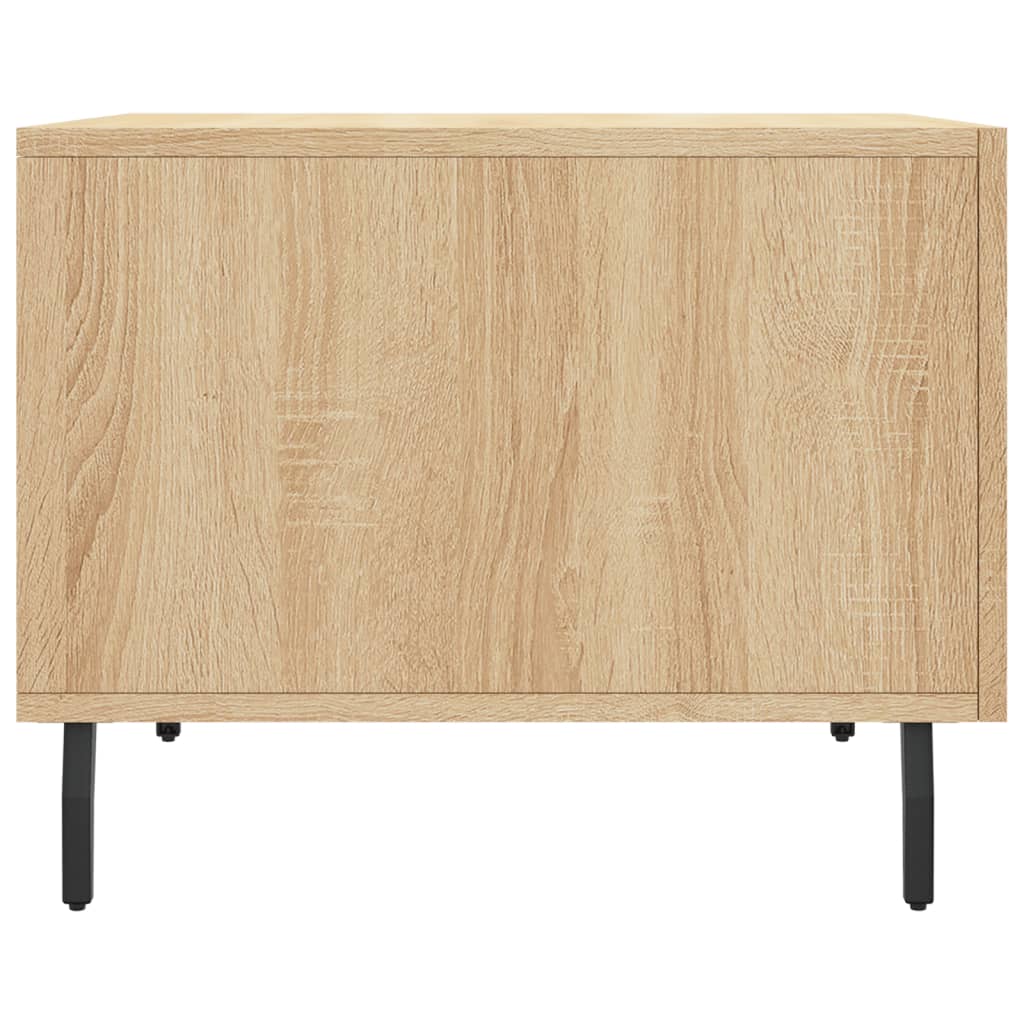 Salongbord Sofabord Sonoma Eik 2 stk 50x50x40 cm