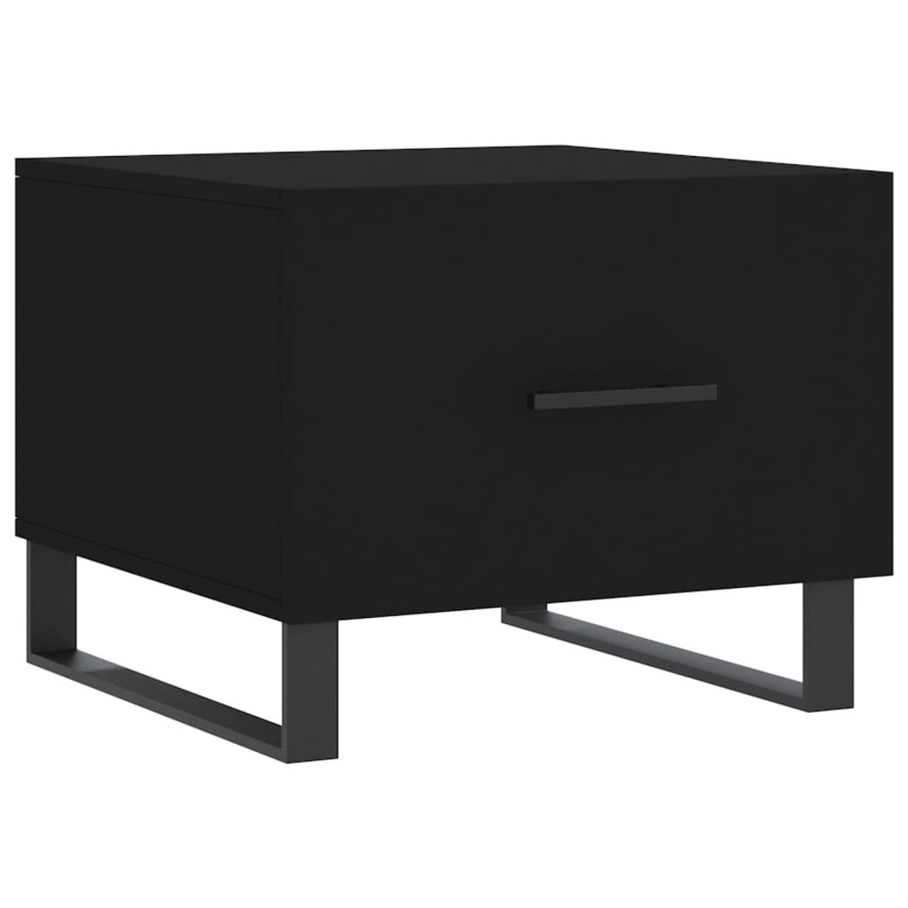 Salongbord Sofabord Svart 2 stk 50x50x40 cm