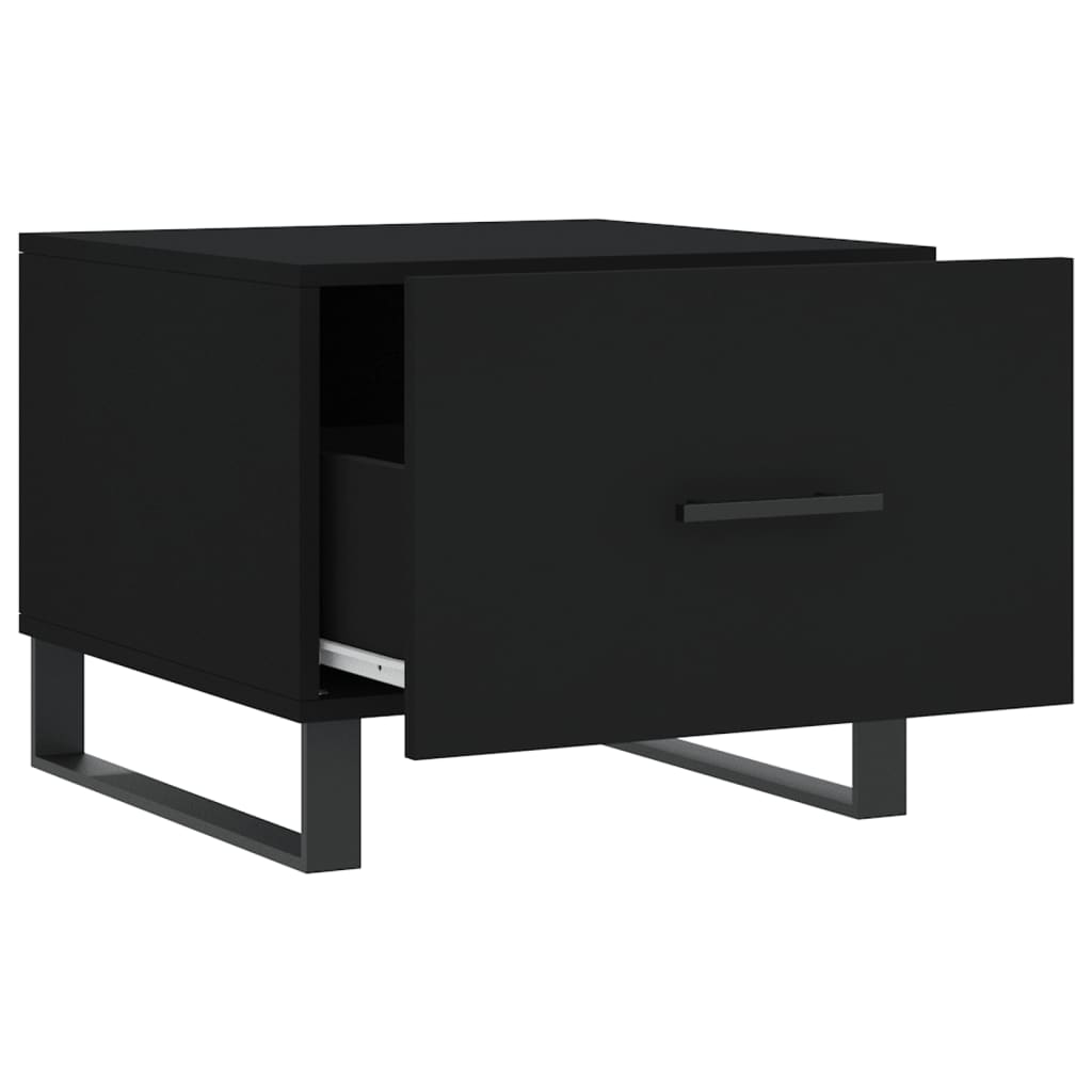 Salongbord Sofabord Svart 2 stk 50x50x40 cm