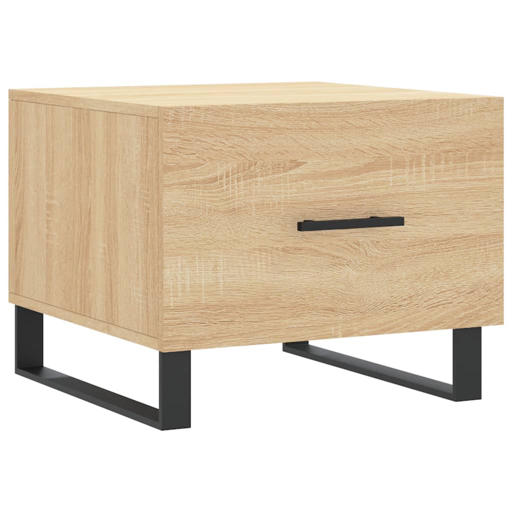Salongbord Sofabord Sonoma Eik 2 stk 50x50x40 cm