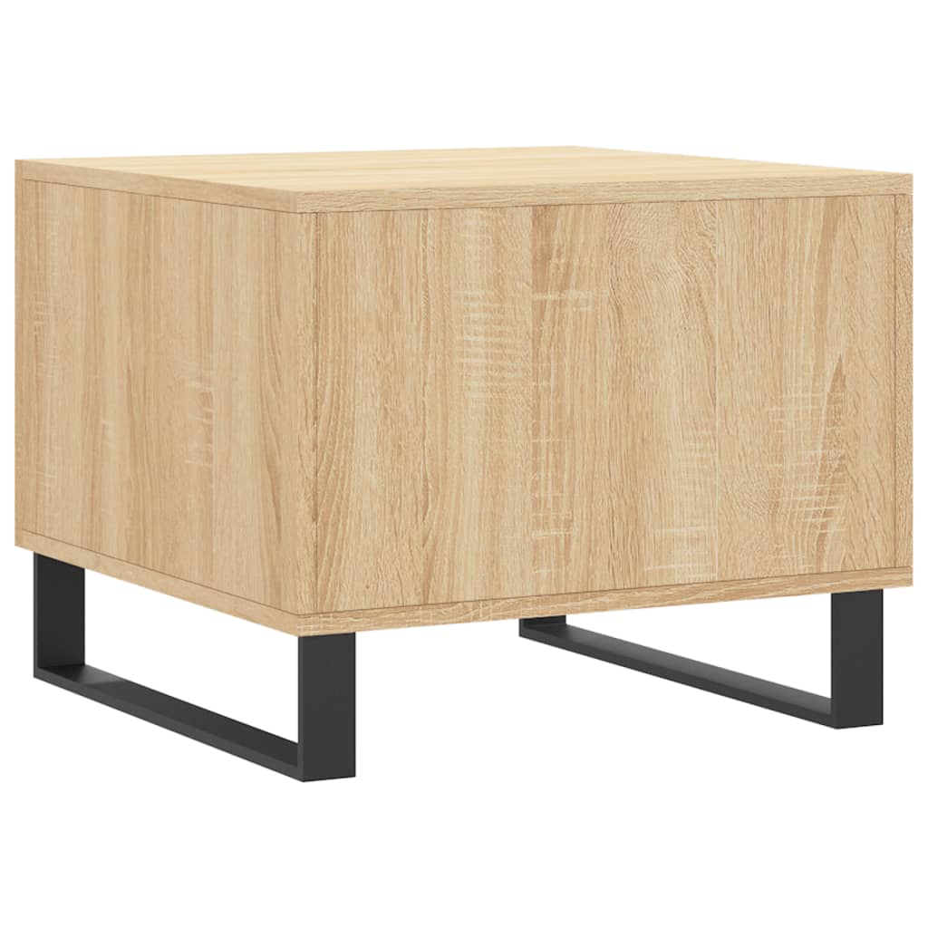 Salongbord Sofabord Sonoma Eik 2 stk 50x50x40 cm