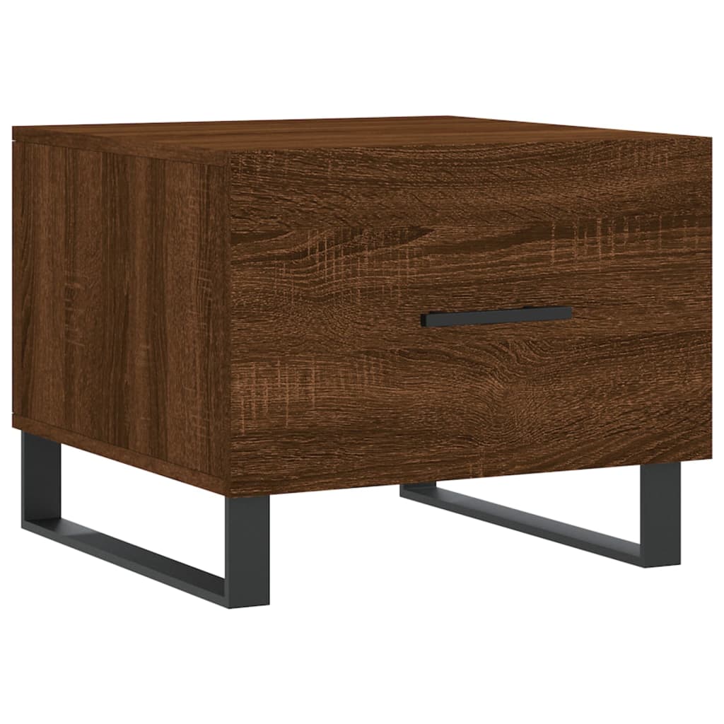 Salongbord Sofabord Brun Eik 2 stk 50x50x40 cm