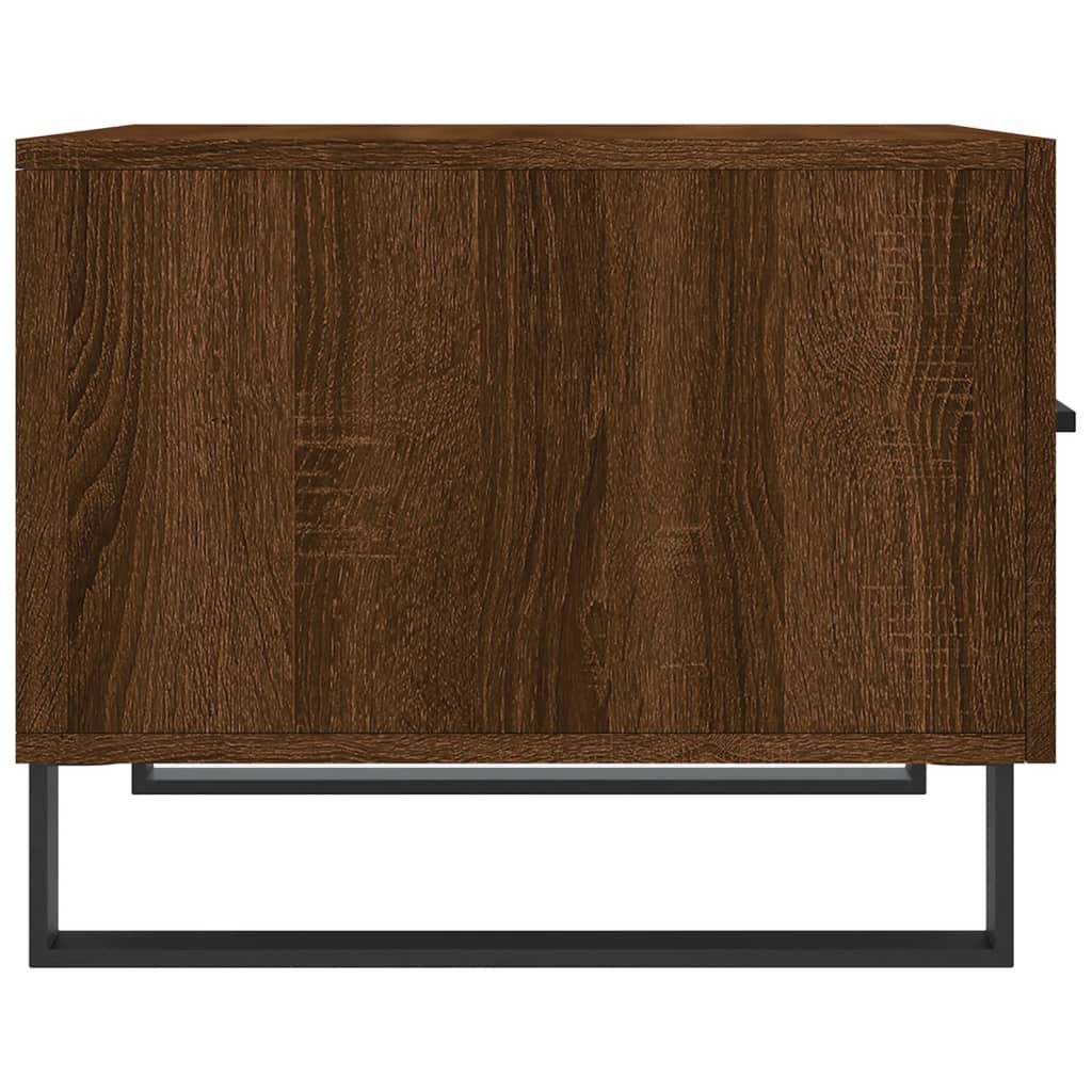 Salongbord Sofabord Brun Eik 2 stk 50x50x40 cm