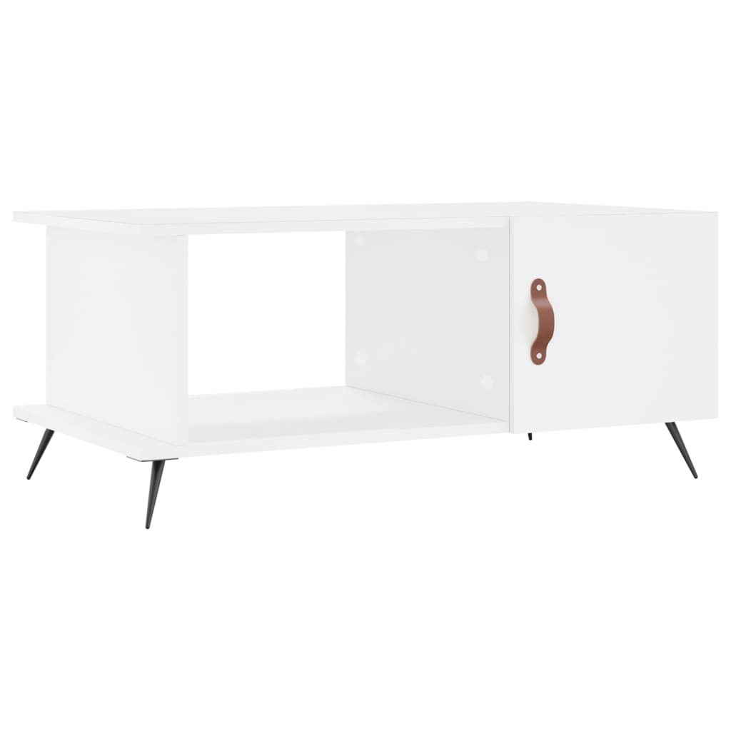 Salongbord Sofabord Hvit 90x50x40 cm