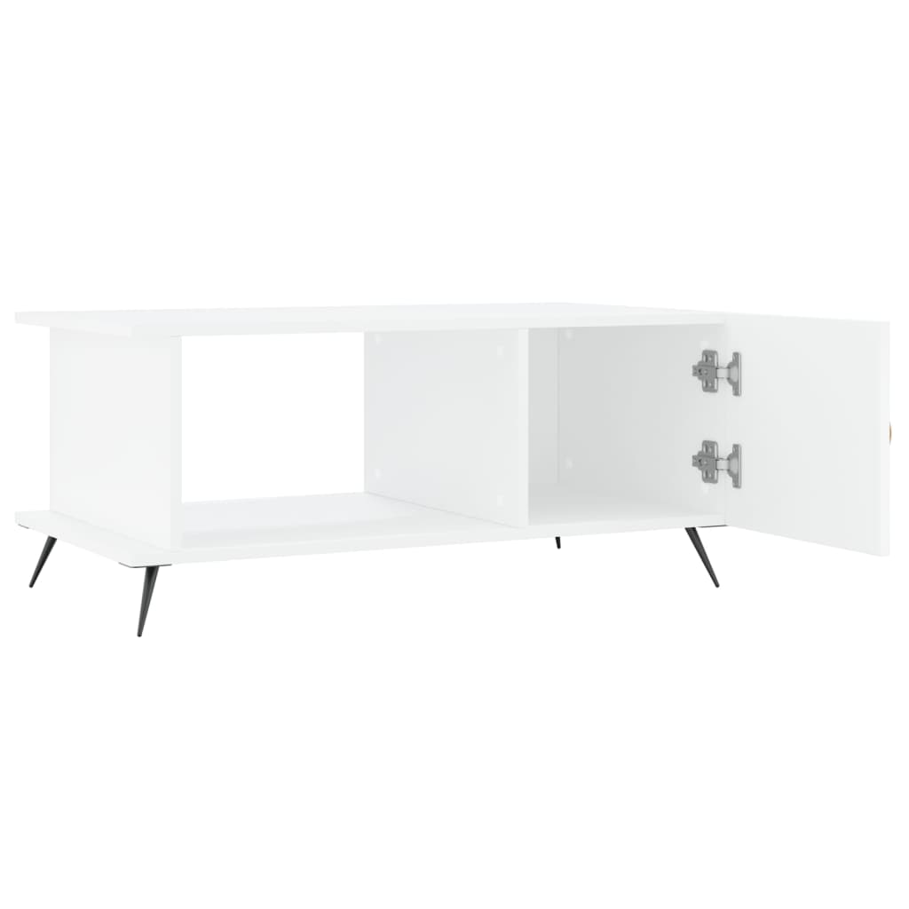 Salongbord Sofabord Hvit 90x50x40 cm