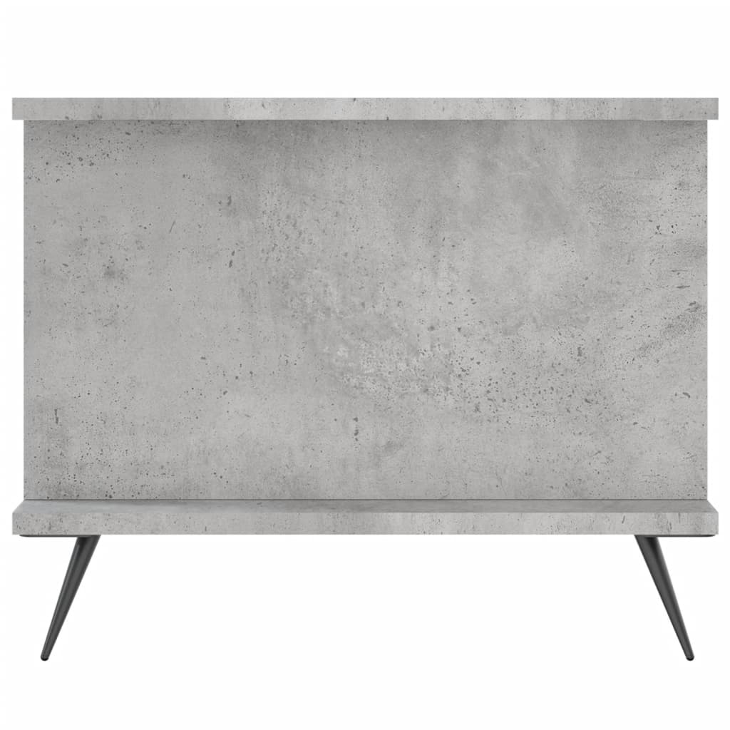 Salongbord Sofabord Betonggrå 90x50x40 cm