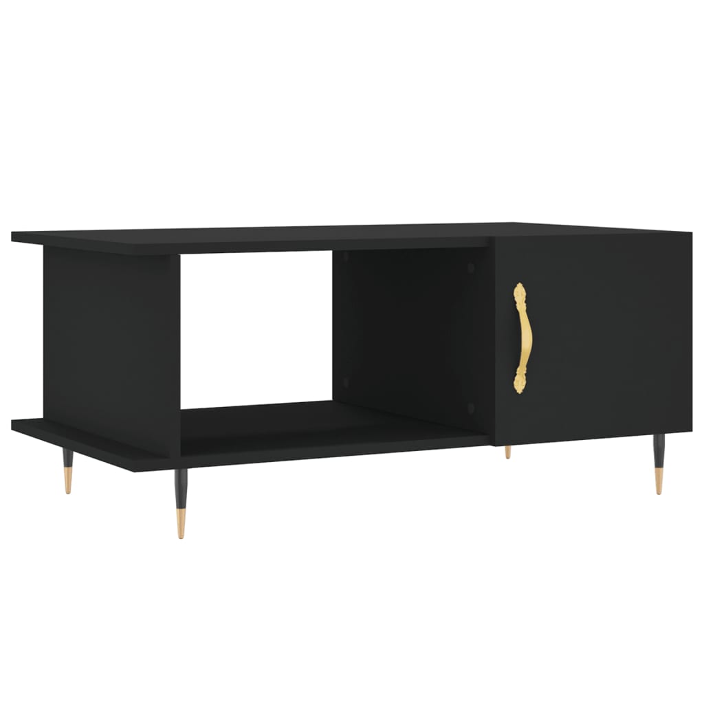 Salongbord Sofabord Svart 90x50x40 cm