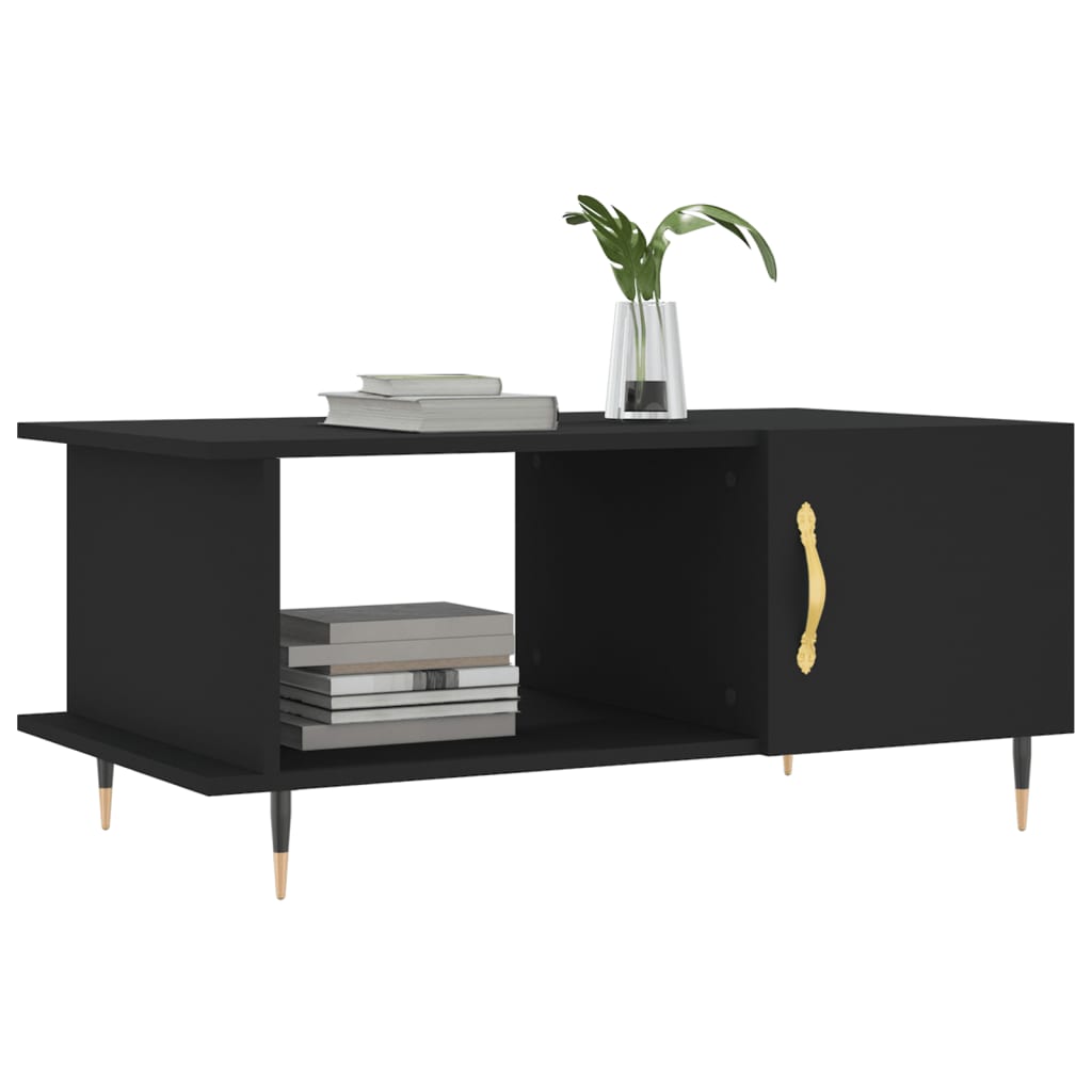 Salongbord Sofabord Svart 90x50x40 cm