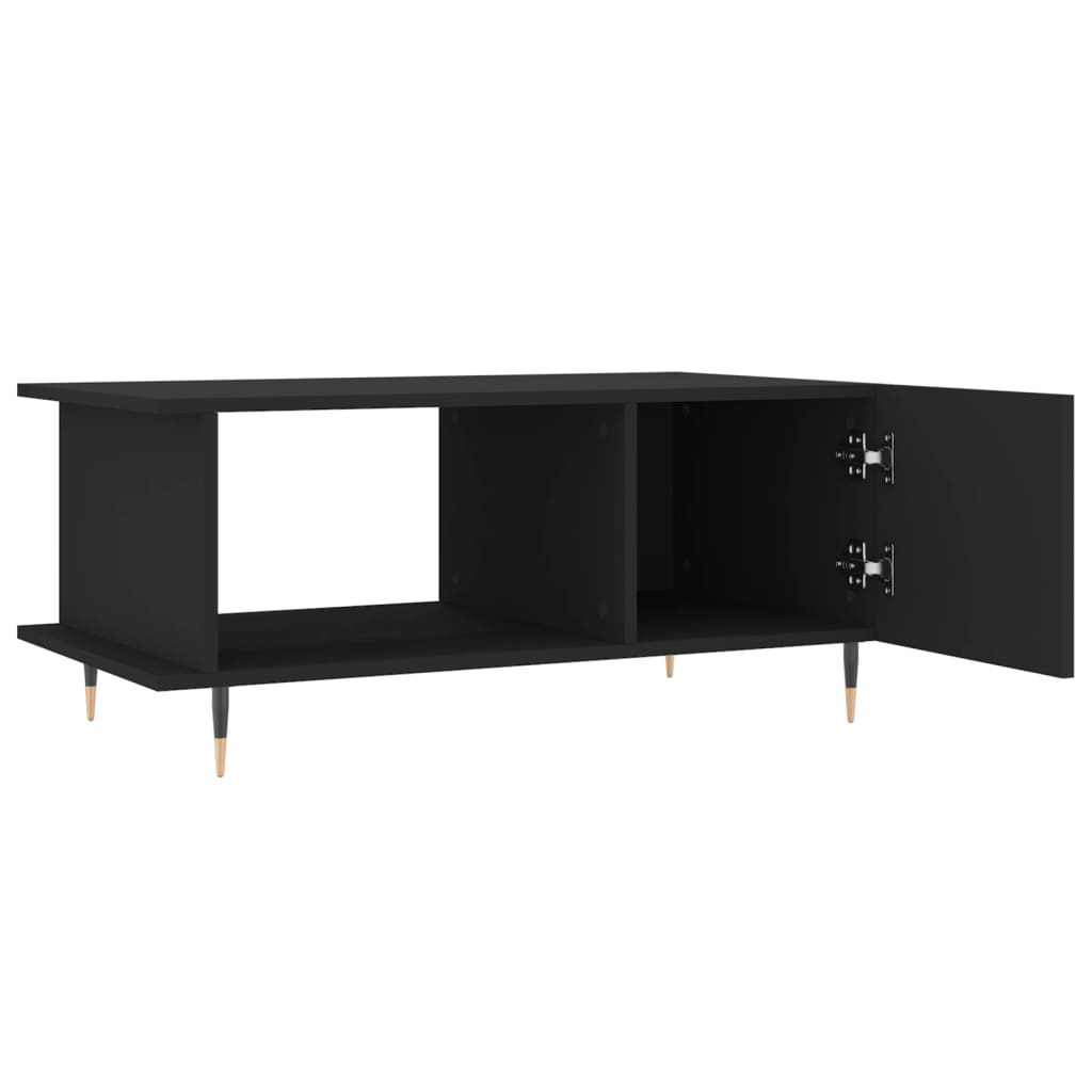 Salongbord Sofabord Svart 90x50x40 cm