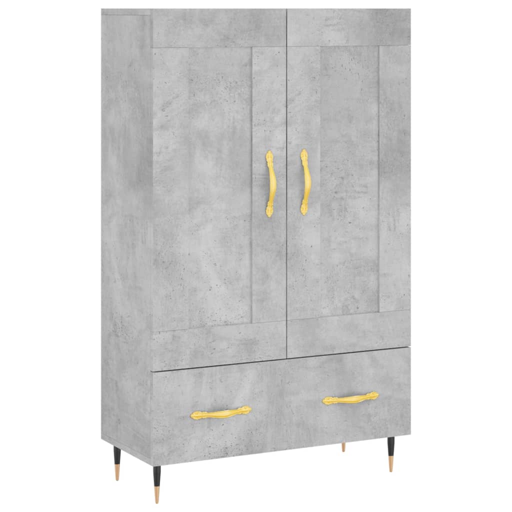 Skap Betonggrå 69,5x31x115 cm
