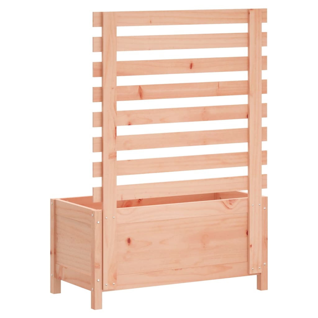 Utendørs Blomsterkasse Plantekasse Tre med stativ 79x39,5x114 cm heltre furu
