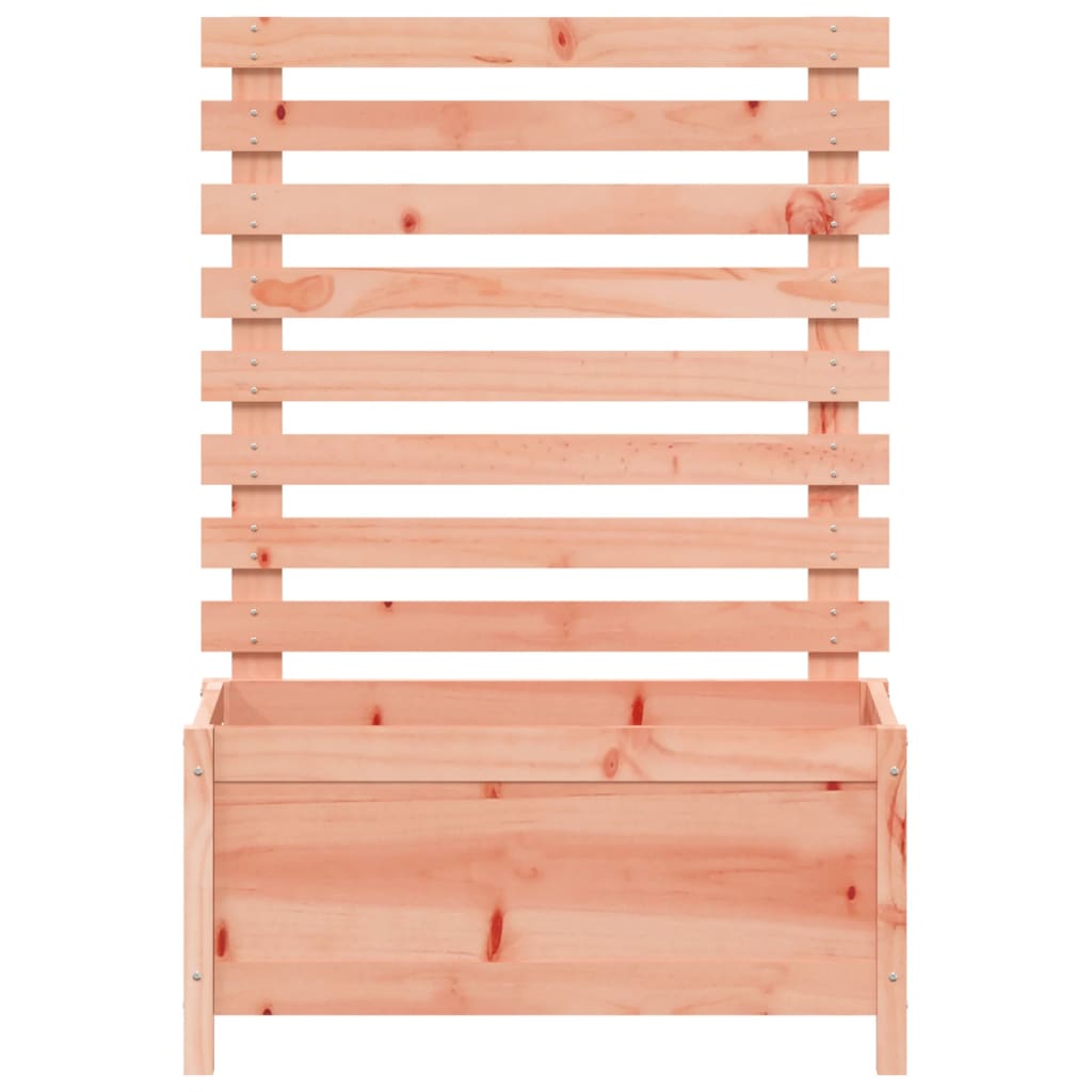 Utendørs Blomsterkasse Plantekasse Tre med stativ 79x39,5x114 cm heltre furu