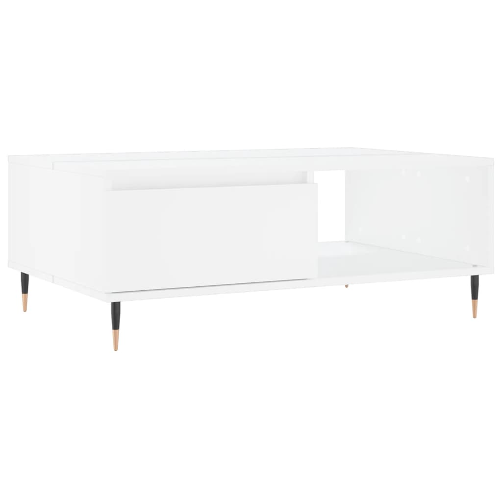 Salongbord Sofabord Hvit 90x60x35 cm