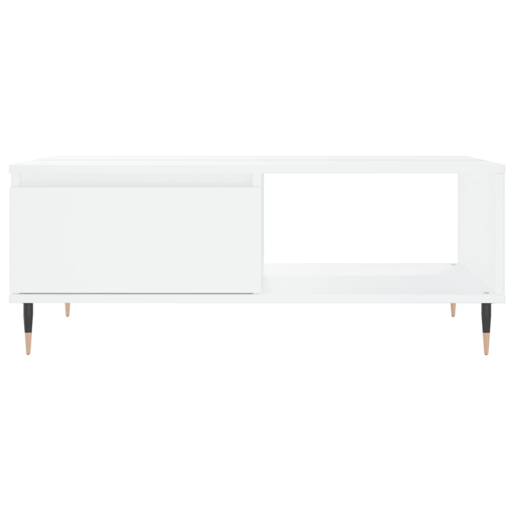 Salongbord Sofabord Hvit 90x60x35 cm