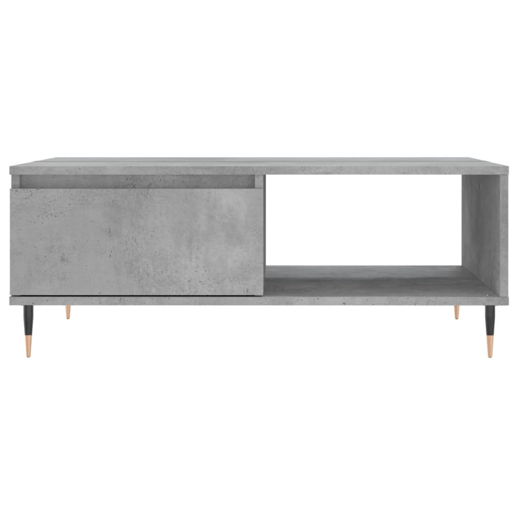 Salongbord Sofabord Betonggrå 90x60x35 cm