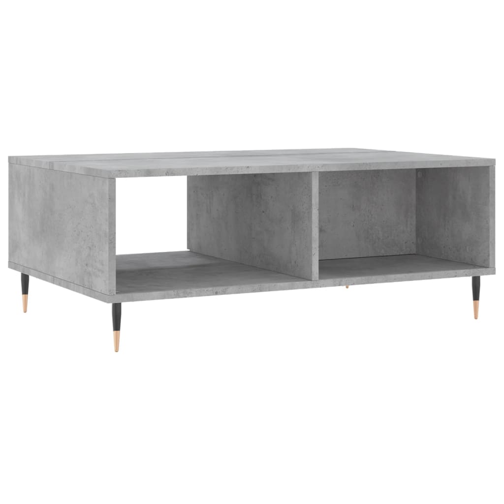 Salongbord Sofabord Betonggrå 90x60x35 cm