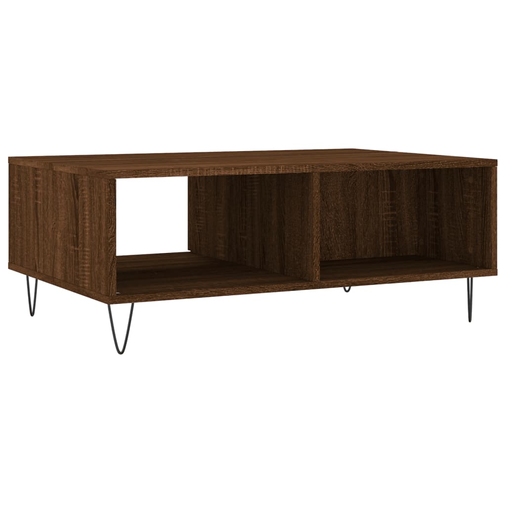 Salongbord Sofabord Brun Eik 90x60x35 cm