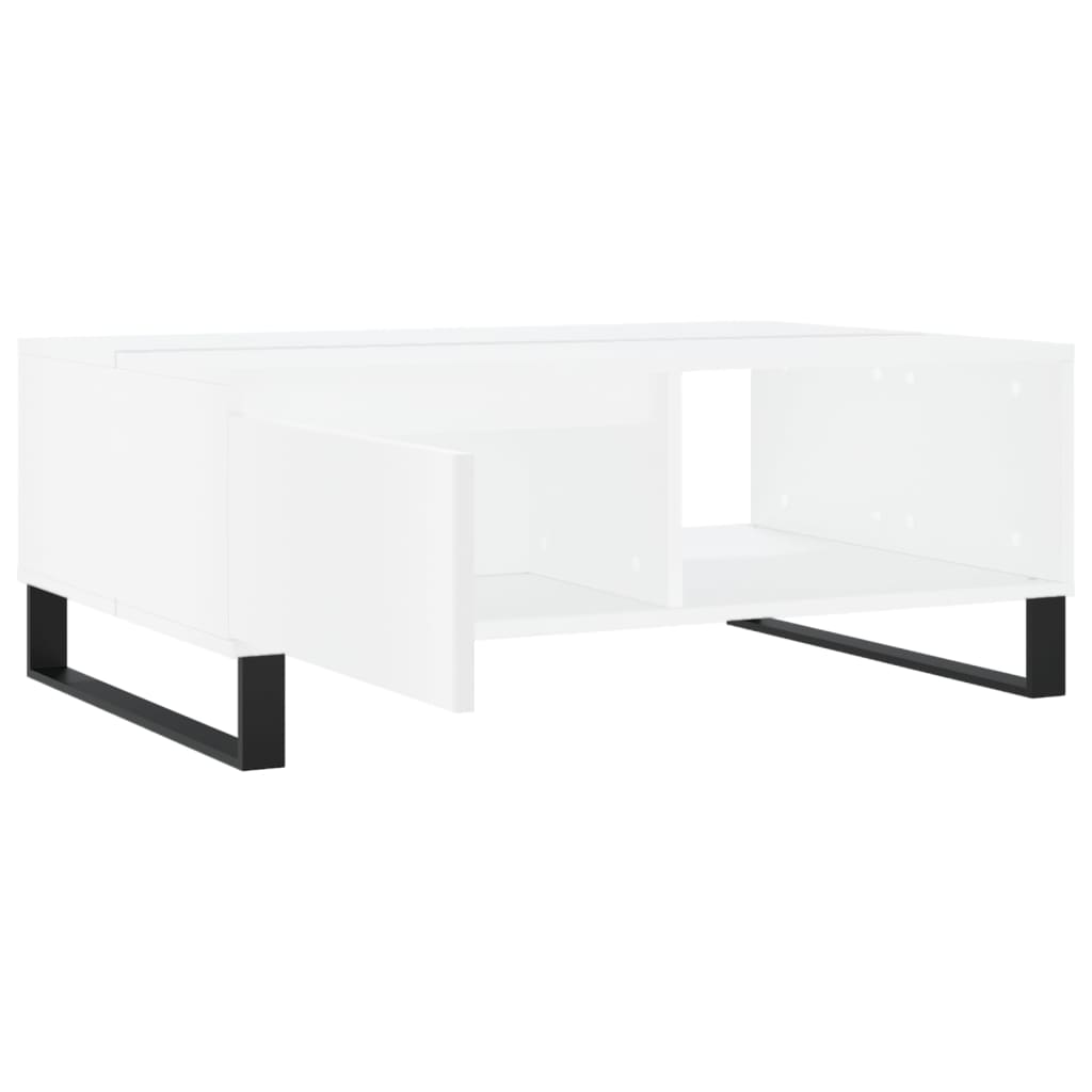 Salongbord Sofabord Hvit 90x60x35 cm