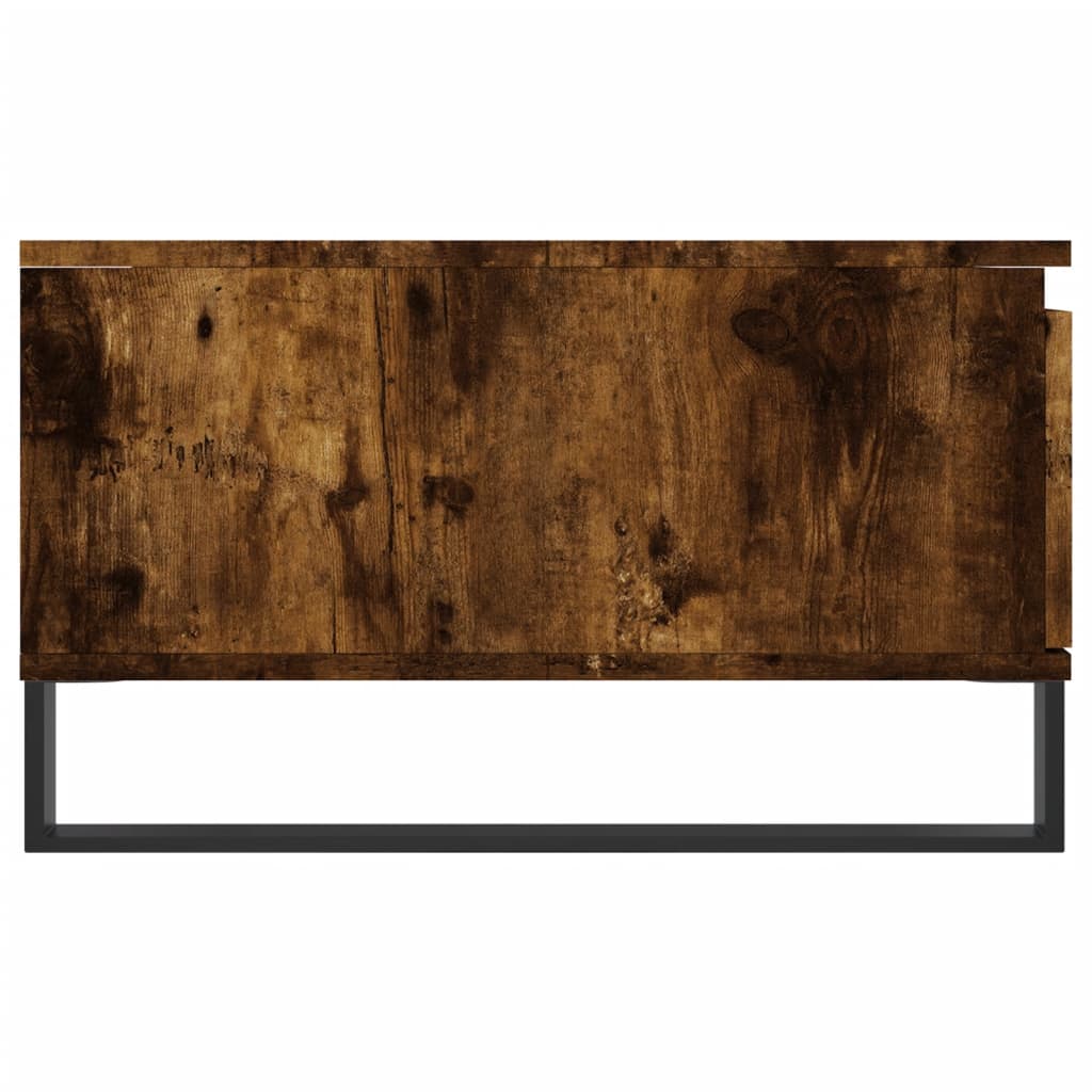 Salongbord Sofabord Røkt Eik 90x60x35 cm