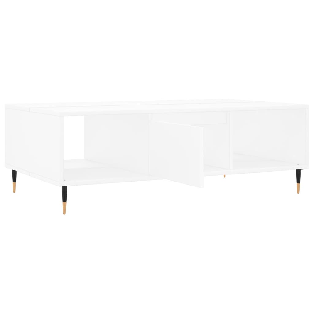 Salongbord Sofabord Hvit 104x60x35 cm