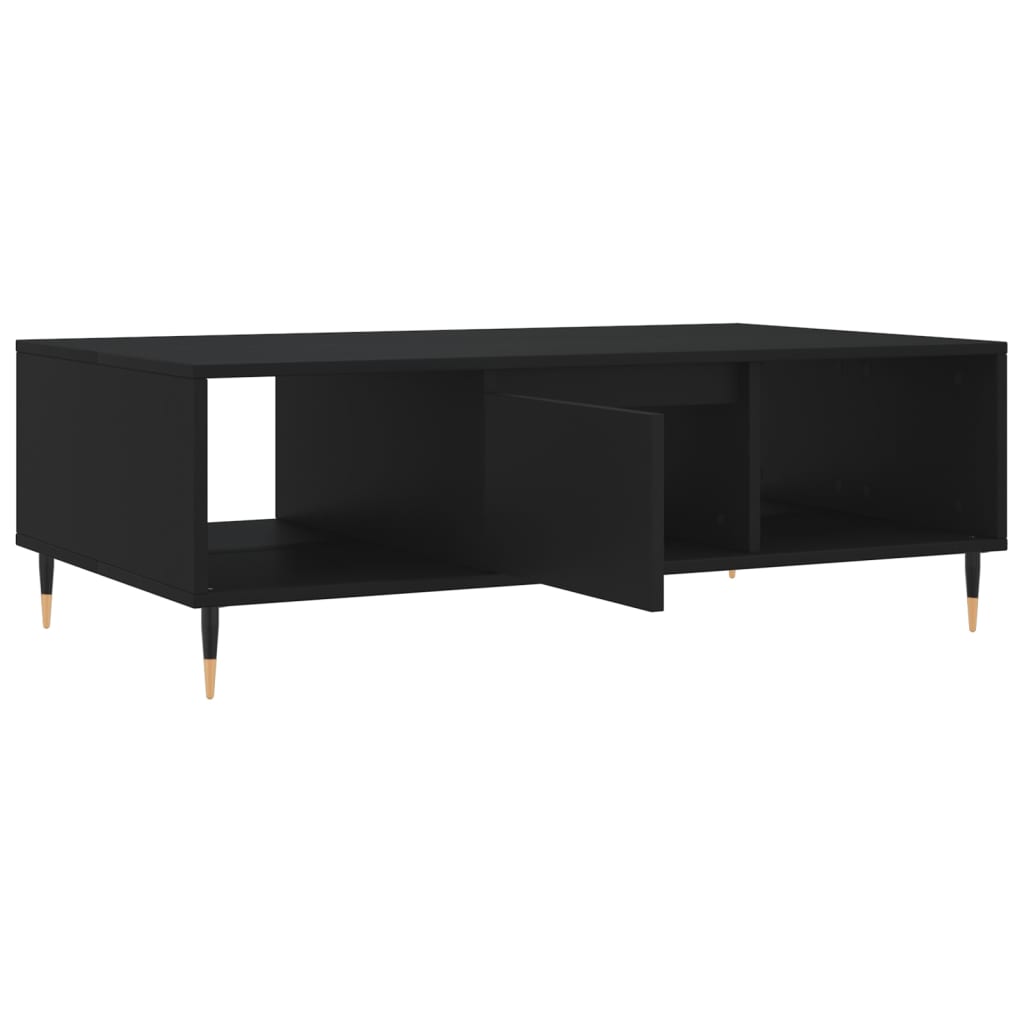 Salongbord Sofabord Svart 104x60x35 cm
