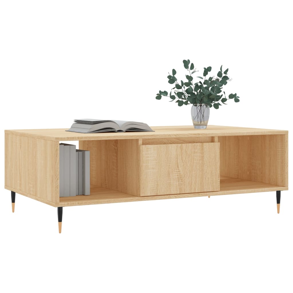 Salongbord Sofabord Sonoma Eik 104x60x35 cm