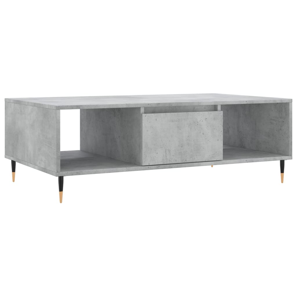Salongbord Sofabord Betonggrå 104x60x35 cm