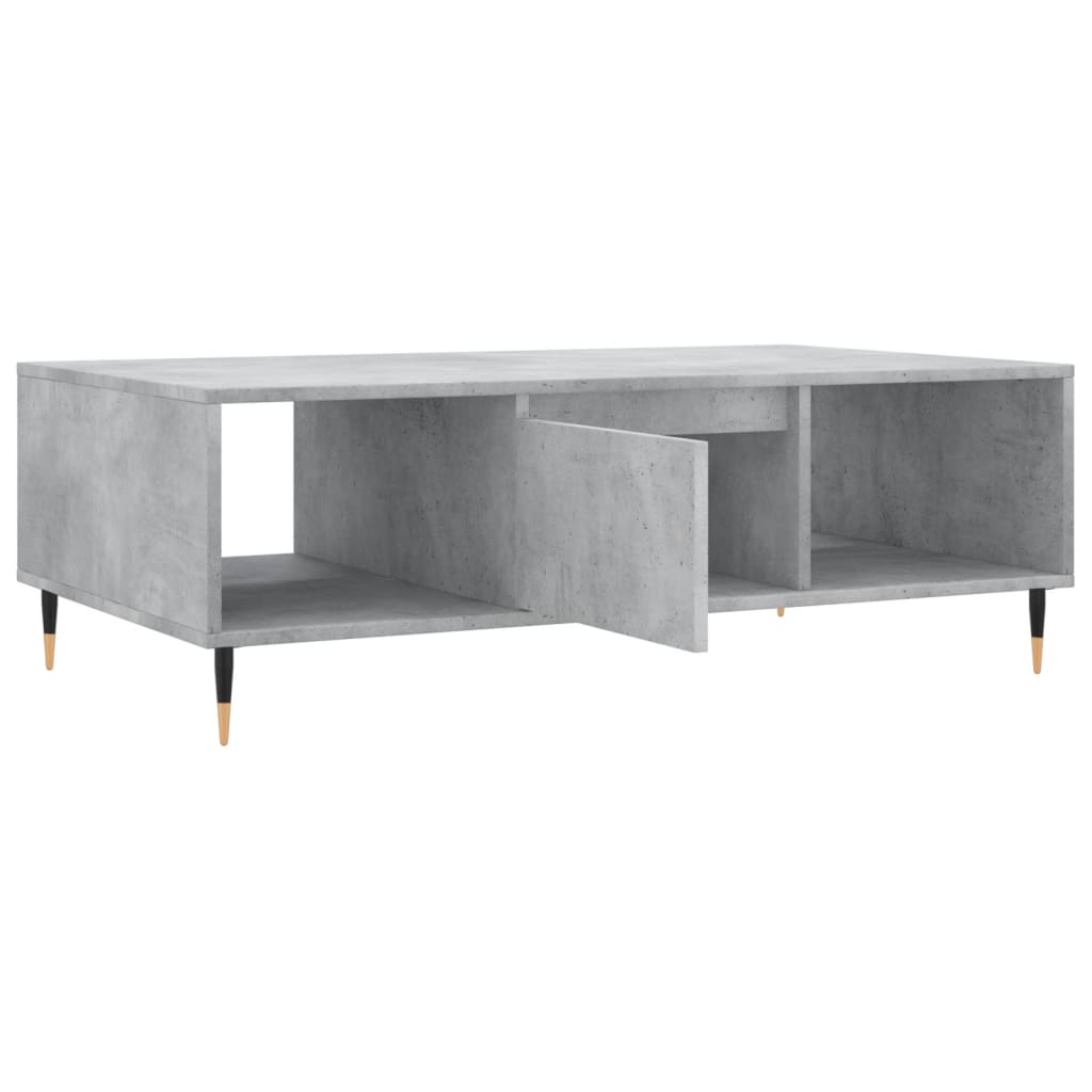 Salongbord Sofabord Betonggrå 104x60x35 cm