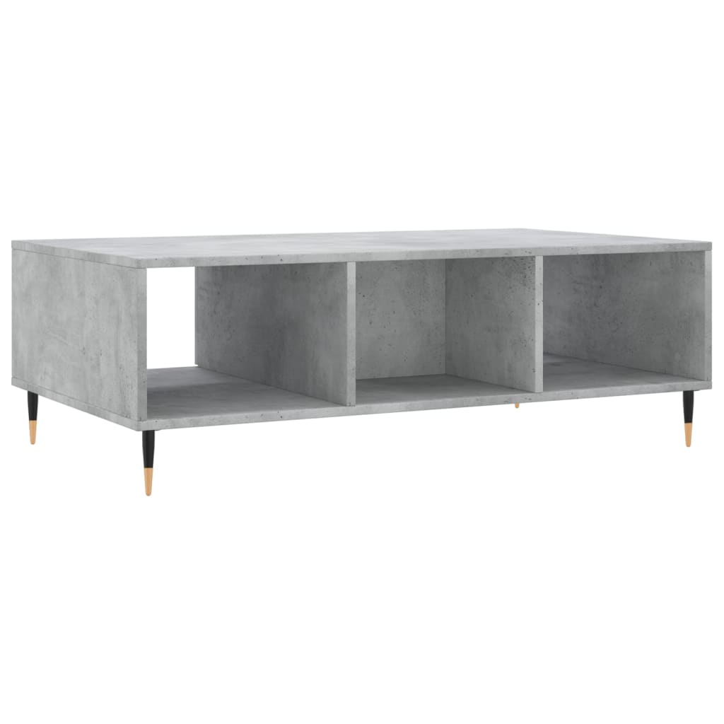 Salongbord Sofabord Betonggrå 104x60x35 cm