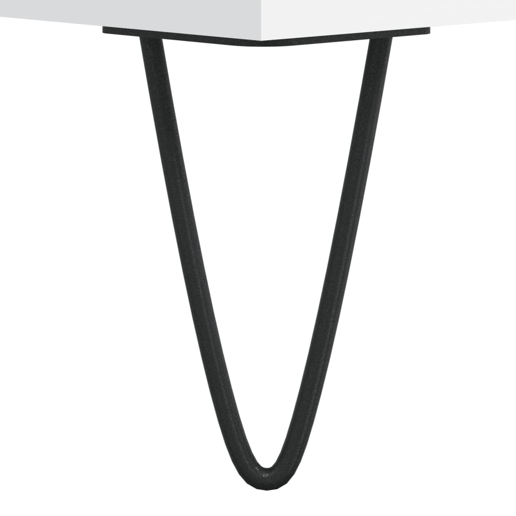 Salongbord Sofabord Hvit 104x60x35 cm