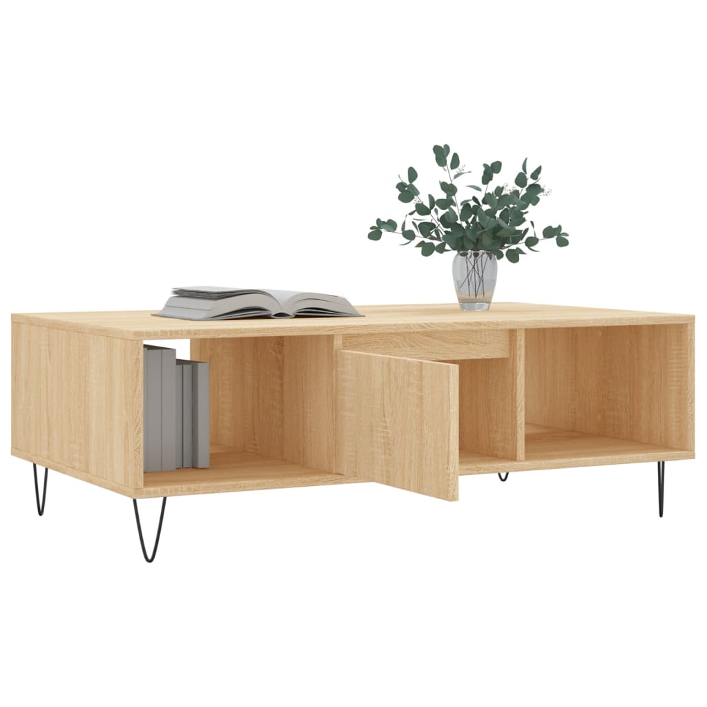 Salongbord Sofabord Sonoma Eik 104x60x35 cm