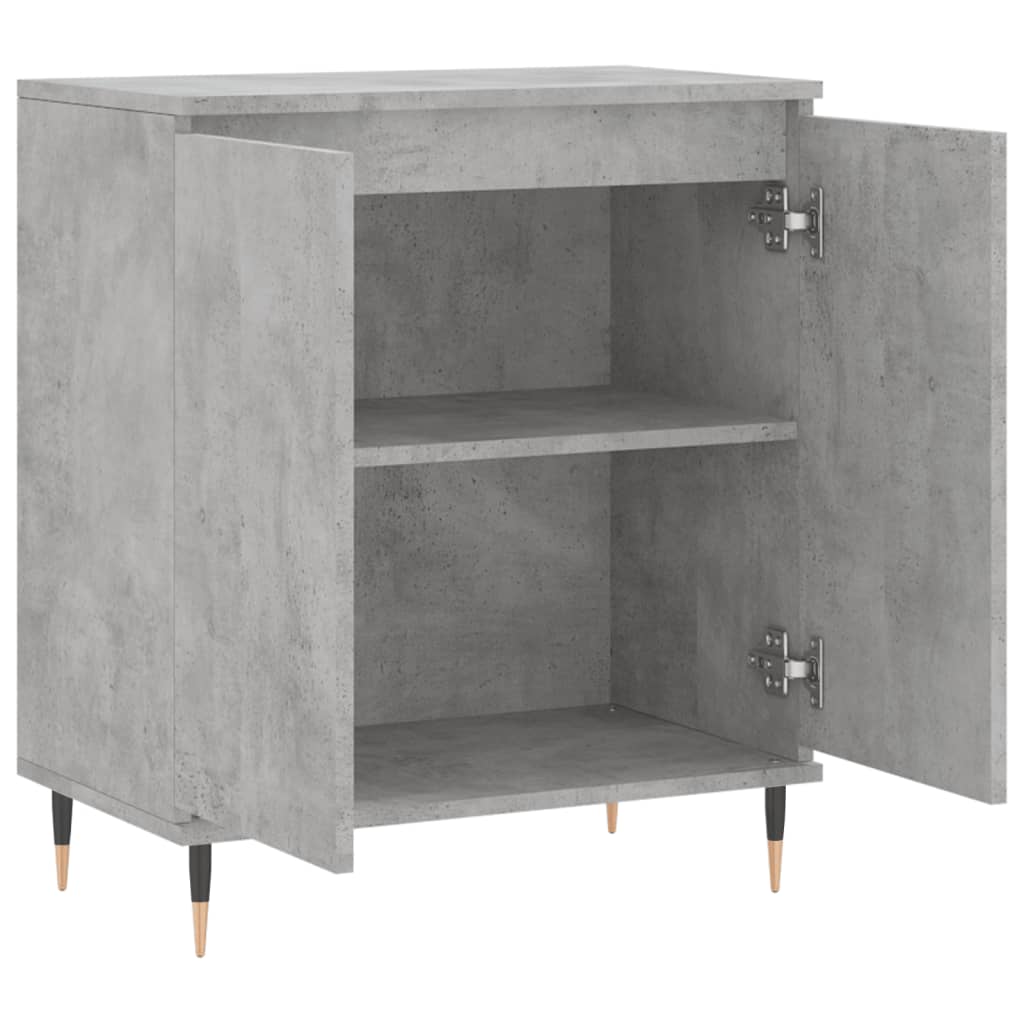 Skjenk betonggrå 60x35x70 cm konstruert tre