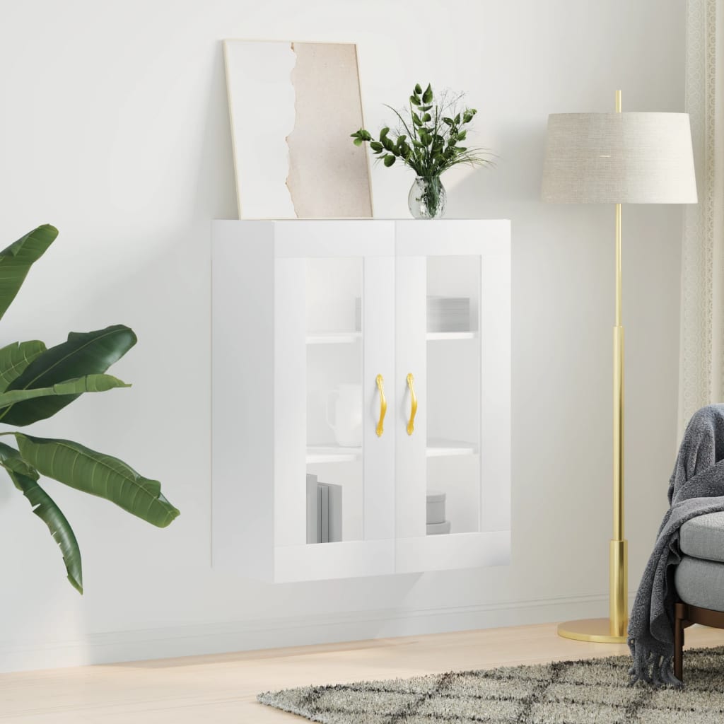 Veggskap Hvit 69,5x34x90 cm