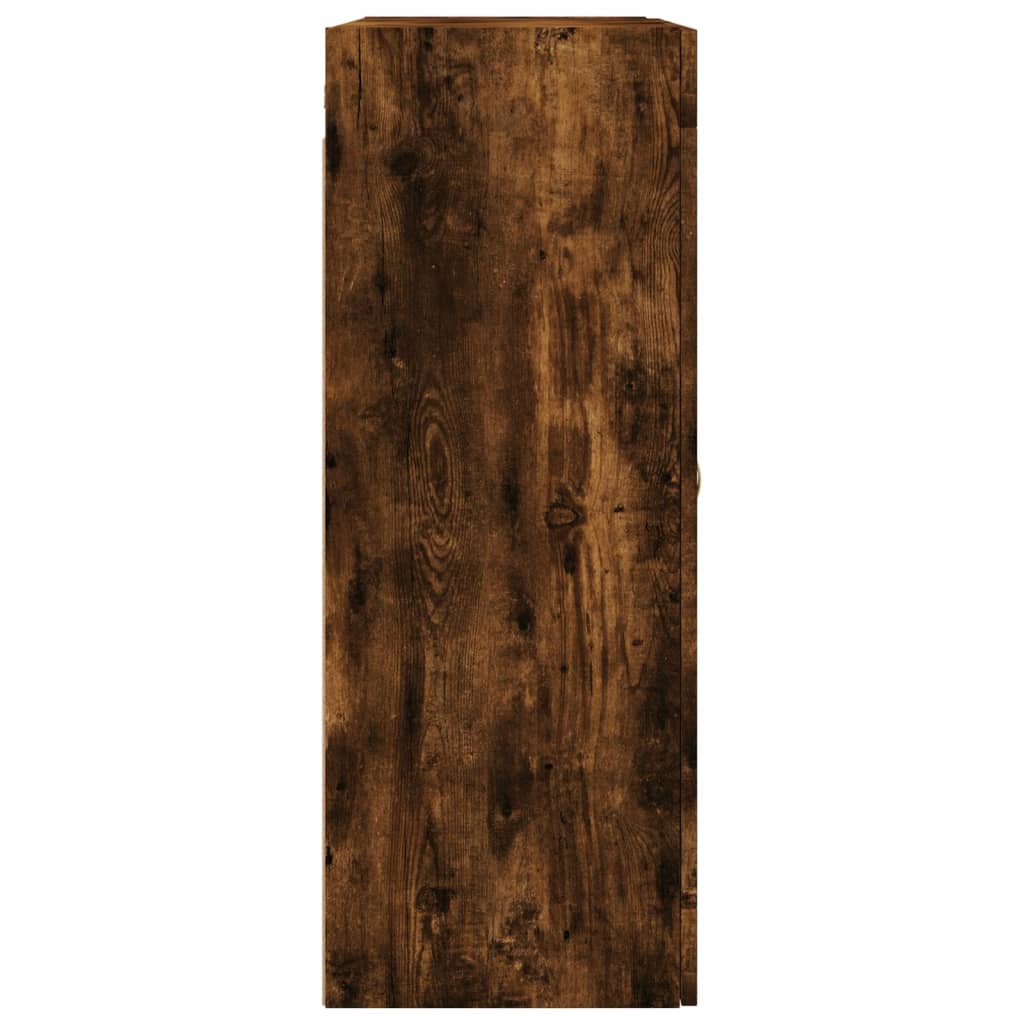 Veggskap Røkt Eik 69,5x34x90 cm